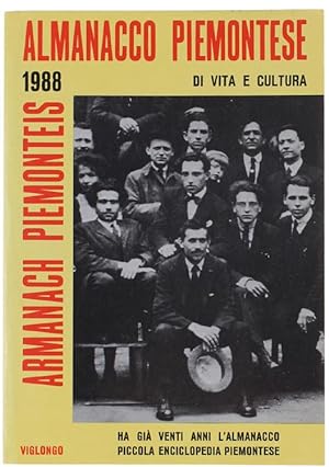 ALMANACCO PIEMONTESE 1988 ARMANACH PIEMONTEIS.: