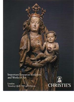 Christies 1993 Important European Sculpture & Works of Art