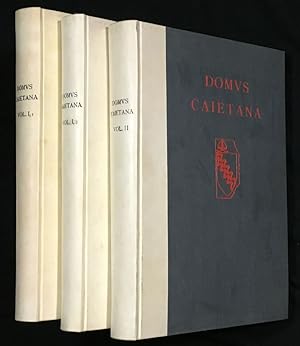 Domus Caetana: Storia Documentata della Famiglia Caetani. Vols. I:i & I:ii Medio Evo [Medioevo] p...