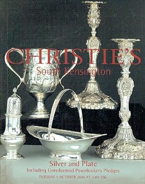 Christies October 2001 Silver & Plate inc. Unredeemed Pawnbrokers Pledges