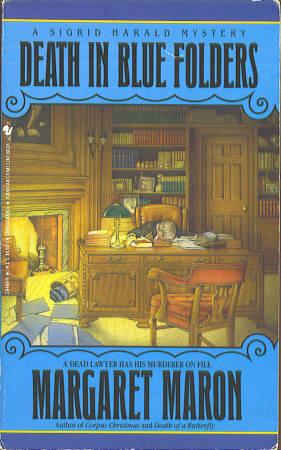 Death in Blue Folders [Signed] (Sigrid Harald Mystery)