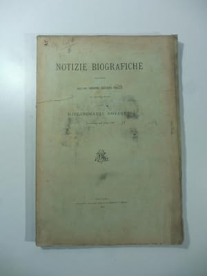 Notizie biografiche raccolte dall'avv. Giovanni Battista Finazzi ad illustrazione della Bibliogra...