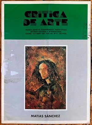 Crítica de arte. Revista mensual independiente. Año XIII, nº77, octubre 1992