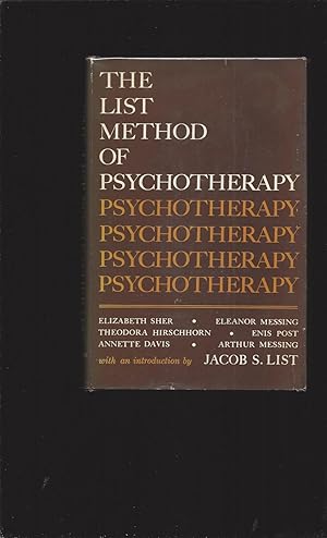 The List Method Of Psychotherapy (Signed and inscribed to Theodore Bikel)