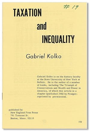 Taxation and Inequality