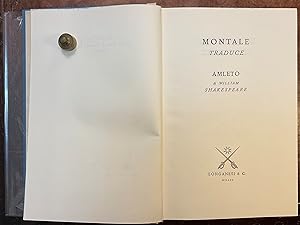 Montale traduce Amleto di William Shakespeare