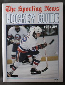 1981-82 Hockey Guide The Sporting News (Front Cover features; Mike Bossy; Back Cover features; De...