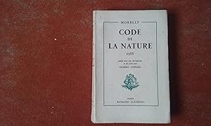 Code de la Nature ou le véritable esprit de ses lois 1755