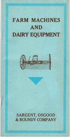 FARM MACHINES AND DAIRY EQUIPMENT