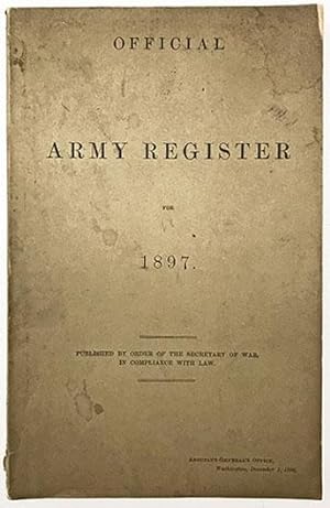 Official Army Register for 1897 (softcover)