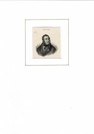 PORTRAIT Gioachino Rossini. (1789 [recte 1792] Pesaro - 1868 Passy, Paris. italienischer Komponis...