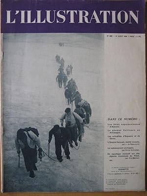 L'illustration N°4982 du 27 Août 1938. Les fêtes Napoléoniennes d'ajaccio, Le général Vuillemin e...