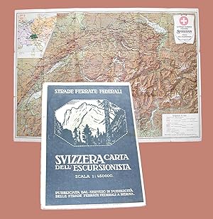 Svizzera carta dell'escursionista