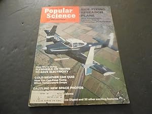 Popular Science Feb 1974 Side-Flying Plane, Dazzling New Space photos