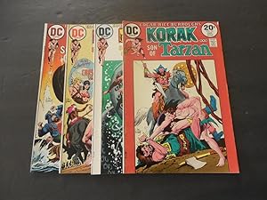 4 Iss Korak Son Of Tarzan #52-55 Jun 1973-Jan 1974 1974 Bronze Age DC