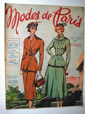 Modes de Paris N° 117 du 11 Mars 1949