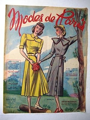 Modes de Paris N° 138 du 5 Août 1949