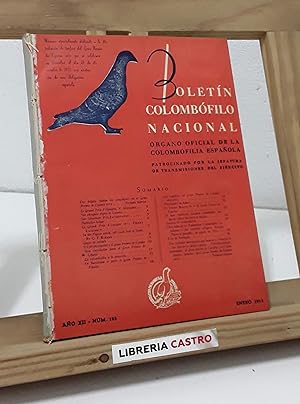 Boletín Colombófilo Nacional, año 1953 completo