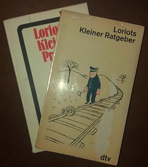 'Zwei Taschenbücher: Loriots Kleine Prosa (Diogenes) + Loriots Kleiner Ratgeber (dtv).'