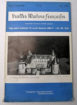 Vieilles Maisons Françaises N°20. Château du Gué-Péan (Loir et Cher)