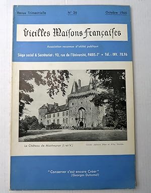 Vieilles Maisons Françaises N°26. Château de Montmuran (I. -et-V.)