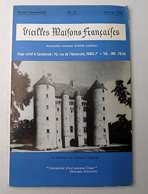 Vieilles Maisons Françaises N°31. Le Château de Chévenon (Nièvre)