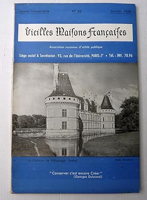 Vieilles Maisons Françaises N°35. Le Château de Villegongis (Indre)