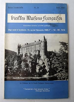 Vieilles Maisons Françaises N°36. Le Château de la Voute-Polignac (Haute-Loire)