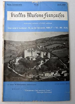 Vieilles Maisons Françaises N°40. Avril 1969. Château de Berzé-le-Châtel (Saône-et-Loire)