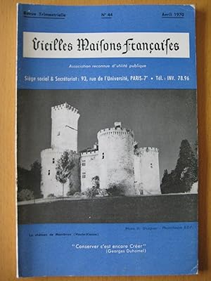 Vieilles Maisons Françaises N°44, 1970. Le Château de Montbrun (Haute-Vienne)