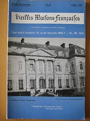 Vieilles Maisons Françaises N°45. 1970. Le Château de Barly(Pas-de -Calais)