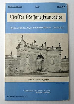 Vieilles Maisons Françaises N°48. 1971. Abbaye de Trois-Fontaines (Marne)