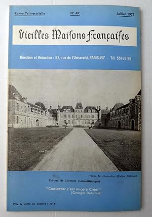 Vieilles Maisons Françaises N°49. 1971.Le Château de Clermont (Loire-Atlantique)