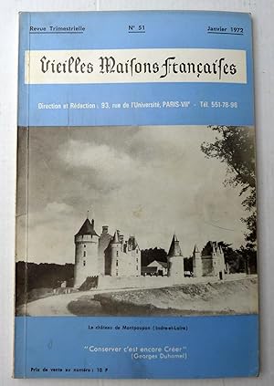 Vieilles Maisons Françaises N°51. 1972. Le Château de Montpoupon(Indre-et-Loire)