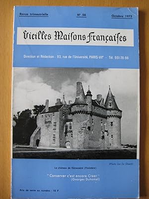 Vieilles Maisons Françaises N°58. 1973. Le Château de Kérouzéré (Finistère)