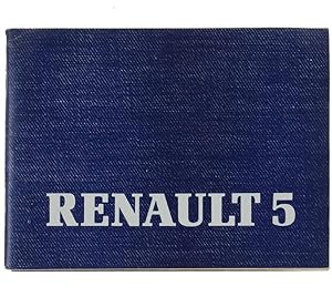 RENAULT 5 - Manuale uso e manutenzione.: