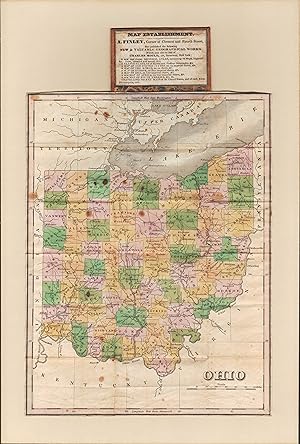 Travelling Pocket Map of Ohio.