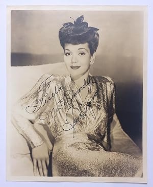 Secretarily Autographed Photo Signed by Nell Reagan