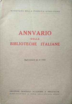 Annuario delle Biblioteche Italiane.