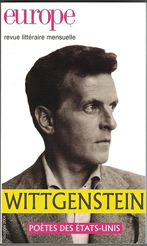 Revue Europe : Wittgenstein - Poètes des États-Unis. Octobre 2004 n° 906.
