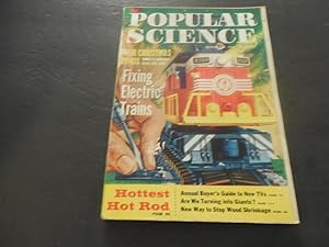 Popular Science Dec 1956 Fixing Electric Trains, Hottest Hot Rod