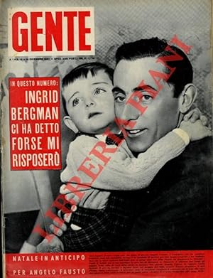 Fausto Coppi col figlio Angelo Fausto.