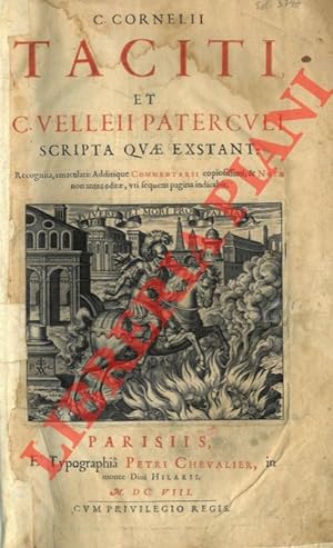 C. Cornelii Taciti et C. Velleii Paterculi scripta quae exstant: Recognita, emaculata: Additique ...