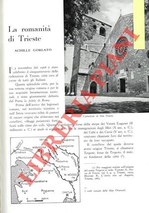 La romanità di Trieste.