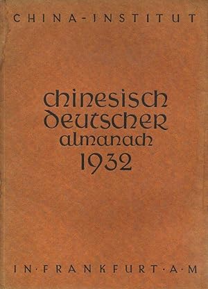 CHINESISCH-DEUTSCHER ALMANACH FUR DAS JAHR 1932