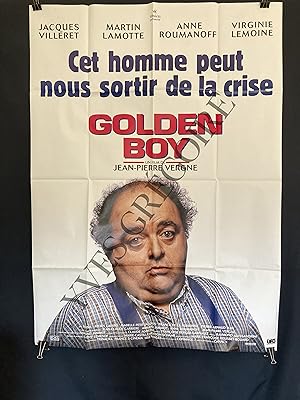 GOLDEN BOY-FILM DE JEAN-PIERRE VERGNE-AFFICHE GRAND FORMAT