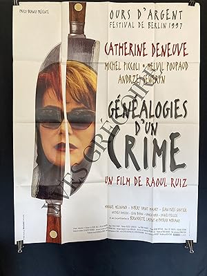 GENEALOGIES D'UN CRIME-FILM DE RAOUL RUIZ-AFFICHE GRAND FORMAT