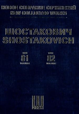 New collected works of Dmitri Shostakovich. Vol. 81-82: The Execution of Stepan Razin, cantata, f...