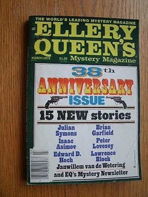 Ellery Queen's Mystery Magazine 38th Anniversary Issue March 1979