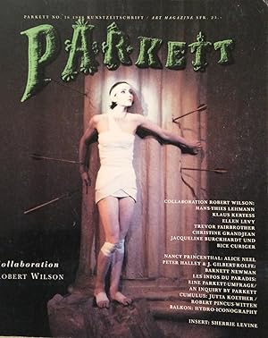 PARKETT NO.16 1988 Kunstzeitschrift / Art magazine Collaboration: ROBERT WILSON